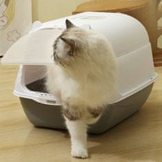 ProPet Toaleta pro kočky krytá s filtrem a dvířky, samostatně