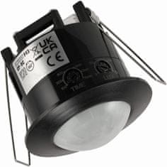 Eco light Zapuštěný infračervený pohybový senzor 360° černý