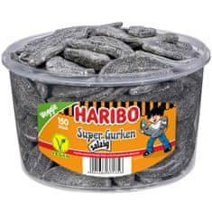 Haribo Super Gurken salzig - slané lékořicové bonbony 1350g
