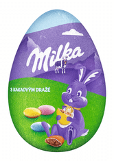 MILKA Milka Funny Eggs vajíčko s kakaovým dražé 50g