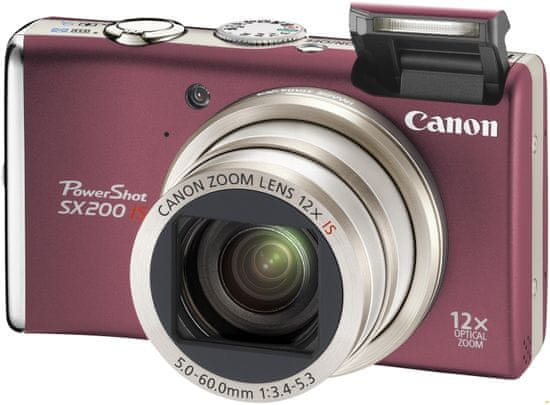 Canon PowerShot SX200 IS Red