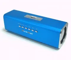 MusicMan přenosný reproduktor, modrá