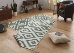 NORTHRUGS AKCE: 80x250 cm Kusový koberec Twin-Wendeteppiche 103131 grün creme – na ven i na doma 80x250