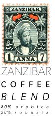 ZANZIBAR COFFEE Blend 80% arabica, 20% robusta 750 g