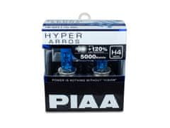 PIAA autožárovky Hyper Arros 5000K H4, 2 kusy