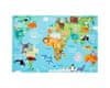 Dětský kusový koberec Torino kids 233 WORLD MAP 80x120