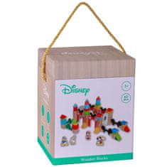 Derrson Disney Dřevěné Velké kostky 60 ks Mickeyho hrad