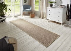 BT Carpet Běhoun Nature 104264 Grey/Gold – na ven i na doma 80x150