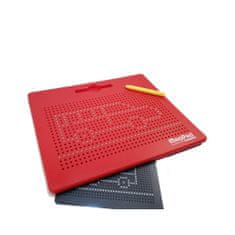 MagPad Magnetická kreslící tabulka MAGPAD Big 714 kuliček - Červená