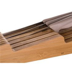 Organizér na nože bambusový BRILLANTE Bamboo 38,5 x 10 x 5 cm