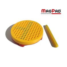 MagPad Magnetická kreslící tabulka Magpad Round cestovní - Žlutá