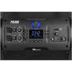 PA300, mobilní 2x8" zvukový systém, MP3/SD/USB/BT/2xUHF