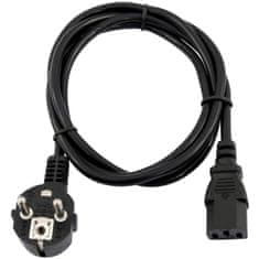 IEC Omnitronic napájecí kabel 3x 0,75mm2, 0,6m, černý