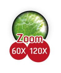 Buki France Mikroskop kapesní 60-120x zoom MR200