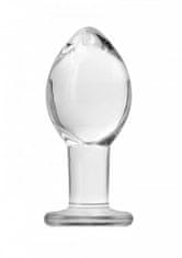 NS Novelties Anální kolík Crystal Large Glass Plug