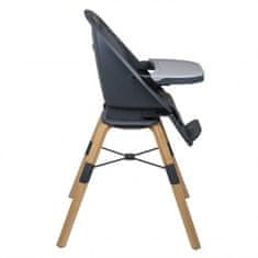 BabyGO Jídelní židlička CAROU 360° Grey