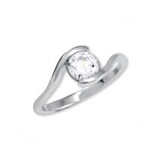 Brilio Silver Stříbrný zásnubní prsten 426 001 00422 04 (Obvod 52 mm)