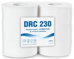 Toaletní papír Jumbo 230 2-vr.celulóza 6 rolí x 190m 