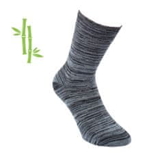RS zdravotní unisex melírované bambusové ponožky s bavlnou 43063 3-pack, 35-38