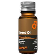Beviro Pečující olej na vousy s vůní grepu, skořice a santalového dřeva (Beard Oil) (Objem 30 ml)