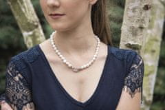 JwL Luxury Pearls Perlový náhrdelník z barokních perel a zirkony JL0597
