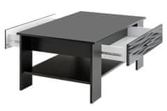 Furnival Konferenční stolek Blade 4 - černá/sahara lesk