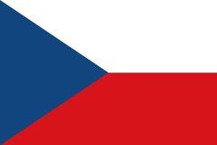 Česká republika vlajka - 20 x 30 cm - tunel