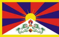 Vlajka Tibet vlajka - 30 x 45 cm - tunel