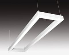 SEC SEC Stropní nebo závěsné LED svítidlo s přímým osvětlením WEGA-FRAME2-DB-DIM-DALI, 72 W, bílá, 1165 x 330 x 50 mm, 72 W, 4000 K, 9500 lm 322-B-112-01-01-SP