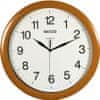 Nástěnné hodiny "Sweep Second", rám - imitace dřeva, 33 cm
