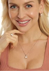 JwL Luxury Pearls Něžný stříbrný prsten s pravou bílou perlou JL0677 (Obvod 54 mm)
