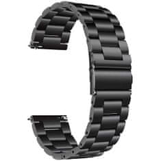 Ocelový tah pro Samsung Galaxy Watch - Black 22 mm