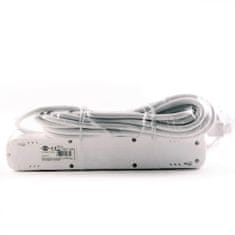 Brennenstuhl 5 zásuvek 5m 3G1,5 Prodlužovací kabel 16A bílý s vypínačem 5M