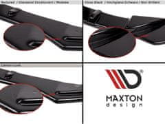 Maxton Design spoiler pod přední nárazník ver.2 pro Škoda Octavia RS Facelift Mk3, černý lesklý plast ABS