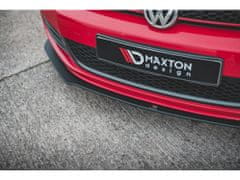 Maxton Design "Racing durability" spoiler pod přední nárazník ver.3 pro Volkswagen Golf GTI Mk6, plast ABS bez povrchové úpravy