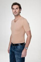 Neviditelné tričko pod košili v tělové barvě pánské, Velikost XL