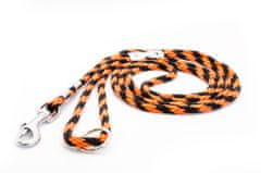 Sedlář Tlustý Lanové vodítko, síla lana 6mm, oranžové, délka 170cm