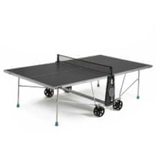 Stůl na stolní tenis 100 X CROSSOVER Outdoor, šedý
