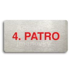 ACCEPT Piktogram 4. PATRO - stříbrná tabulka - barevný tisk bez rámečku