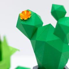 Cut'n'Glue DIY Kaktusy v betonových květináčích – 3D papírový model