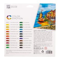 Deli stationery Temperové barvy 24 barev, 12ml
