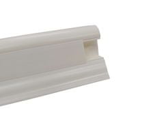 DOLLKEN Lišta PVC obvodová SLK50 W117 Bílá Lišta 2500x50x25 mm