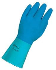 Mapa Professionnel Pracovní rukavice Jersette 301 - pracovní rukavice z přírodního latexu s povrchem zrnitého charakteru Barva: Modrá, Velikost rukavic: 9 - 9,5 XL