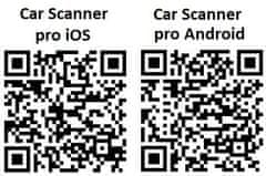 Mobilly Automobilová diagnostická jednotka pro OBD-II, Bluetooth, pro Android, Windows Phone