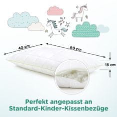 Malý Princ Dětský polštář (sada 2 ks) 40x60 od 1 roku - Měkký, Zdravý, Hypoalergenní dětský polštář pro všechny spánkové pozice - Certifikováno OEKOTEX100 (2 kusy)