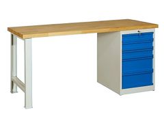 Dílenský pracovní stůl - E105 (délka 1500 mm)