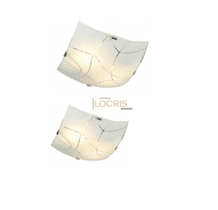 ACA  Přisazené svítidlo LOCRIS max. 2x60W/230V/E27/IP20