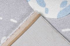 Lalee Dětský kusový koberec Amigo 330 Silver Rozměr koberce: 120 x 170 cm