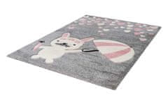Lalee Dětský kusový koberec Amigo 326 Pink Rozměr koberce: 120 x 170 cm