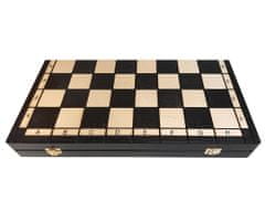 Dřevěné–šachy Česká klubovka original s dřevěnou šachovnicí